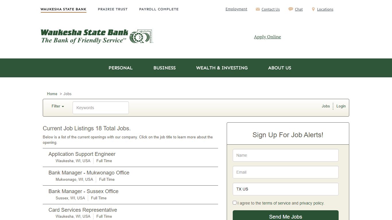 Waukesha State Bank Login - Waukesha State Bank - isolved